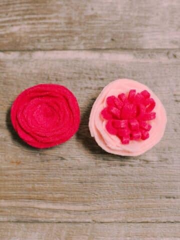 How to Make Felt Rose Flowers