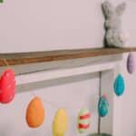 How to make a felt easter egg garland