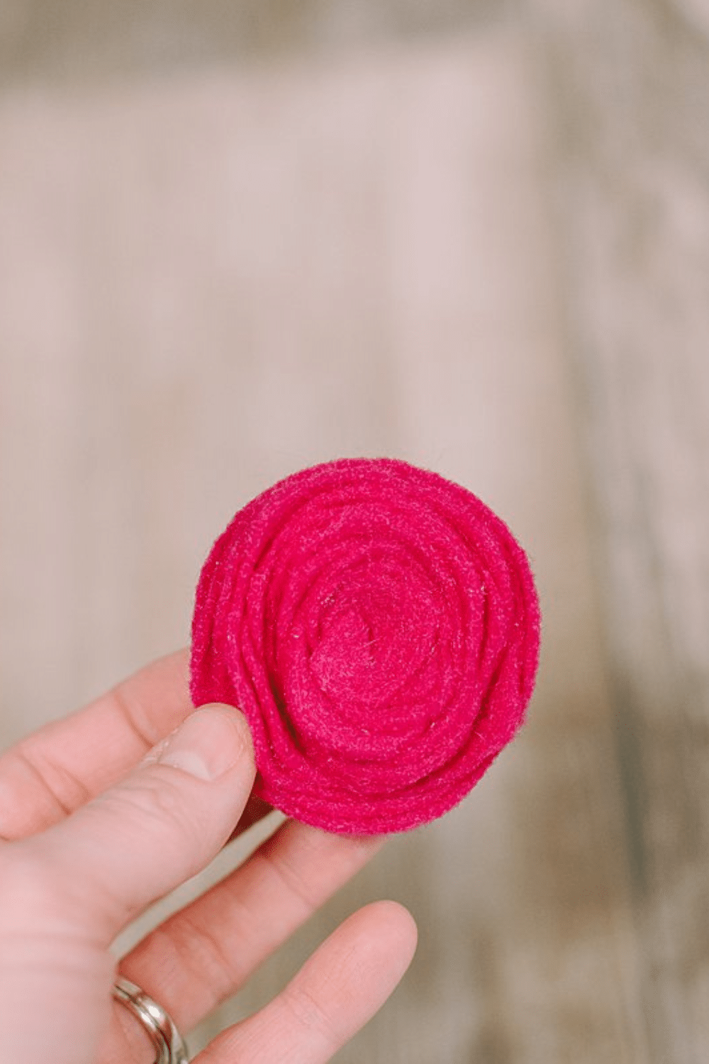 How to Make Felt Rose Flowers