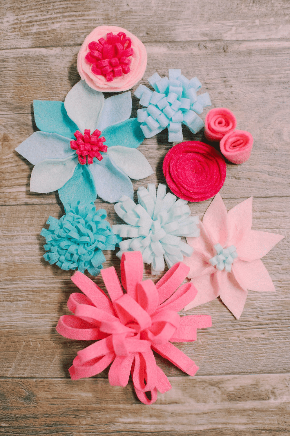 How to Make Felt Mum Flowers