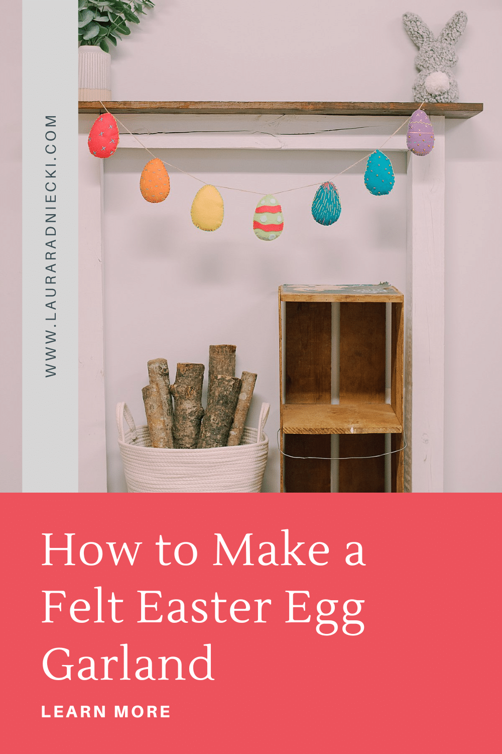 How to Make a Felt Easter Egg Garland