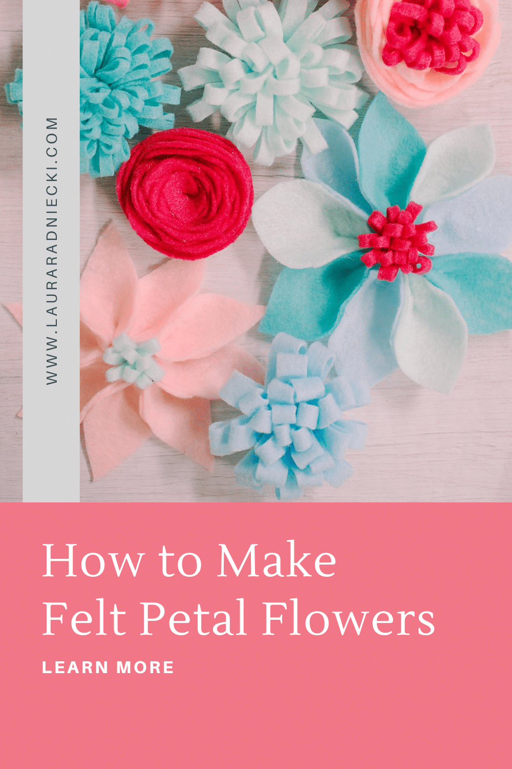 How to Make Felt Flowers - Petal Flowers