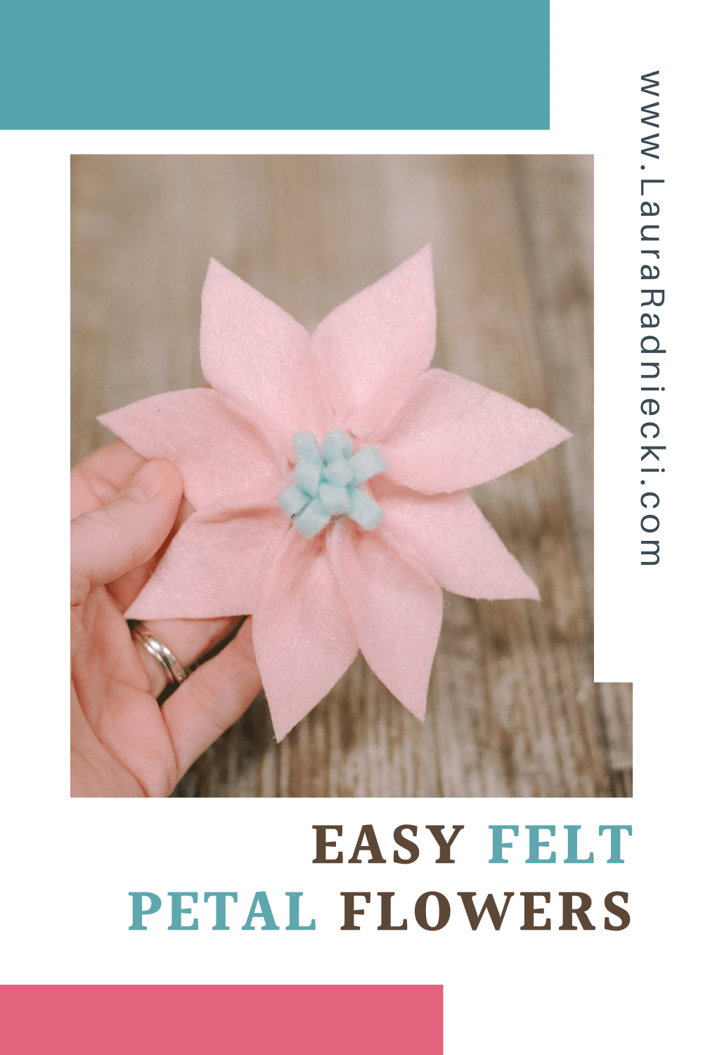 How to Make Felt Petal Flowers