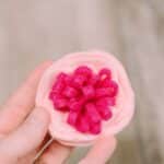 How to make a felt rose flower.