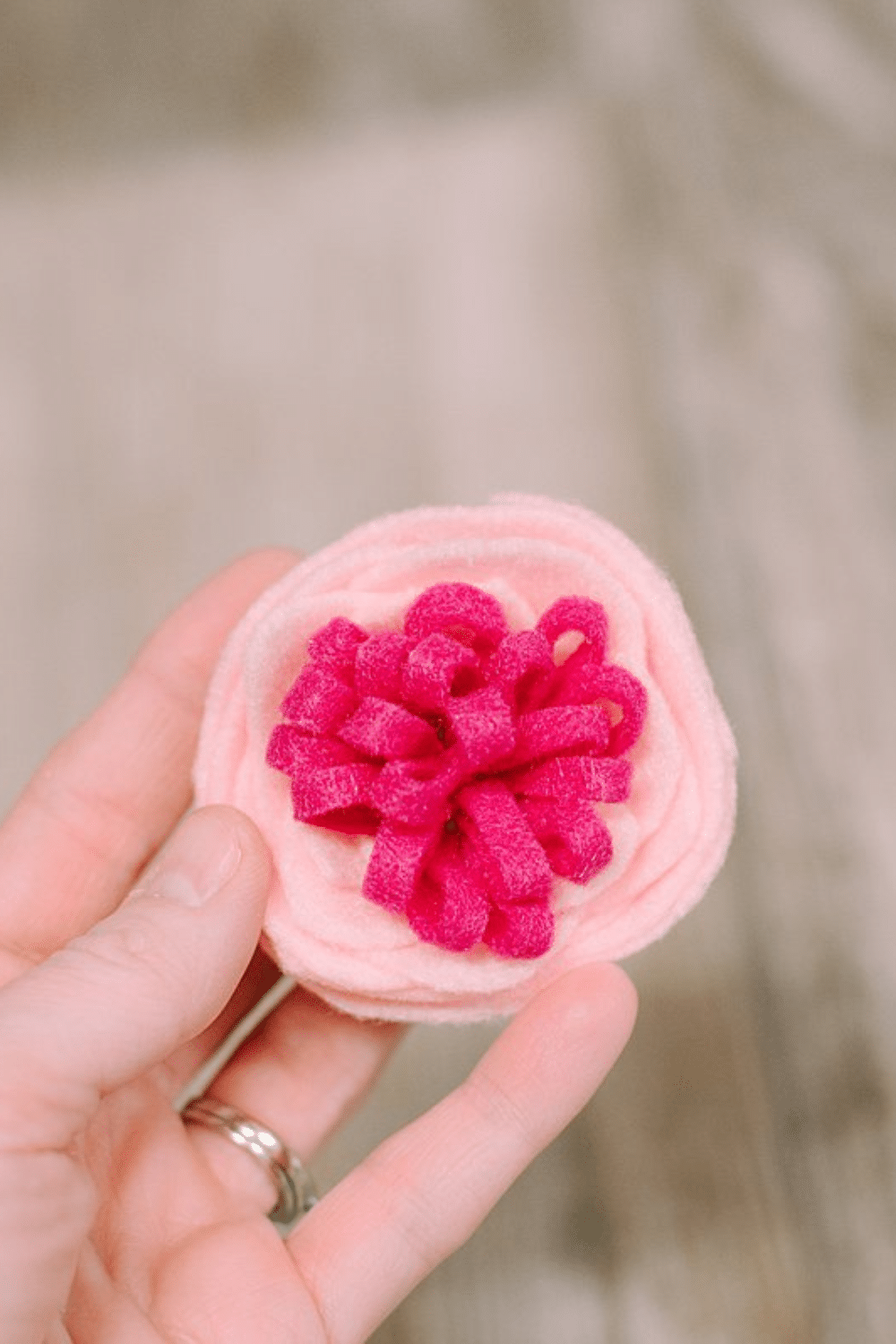 How to Make Felt Rose Flowers