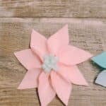 How to make felt petal flowers for spring.