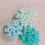 How to make felt mum flowers.