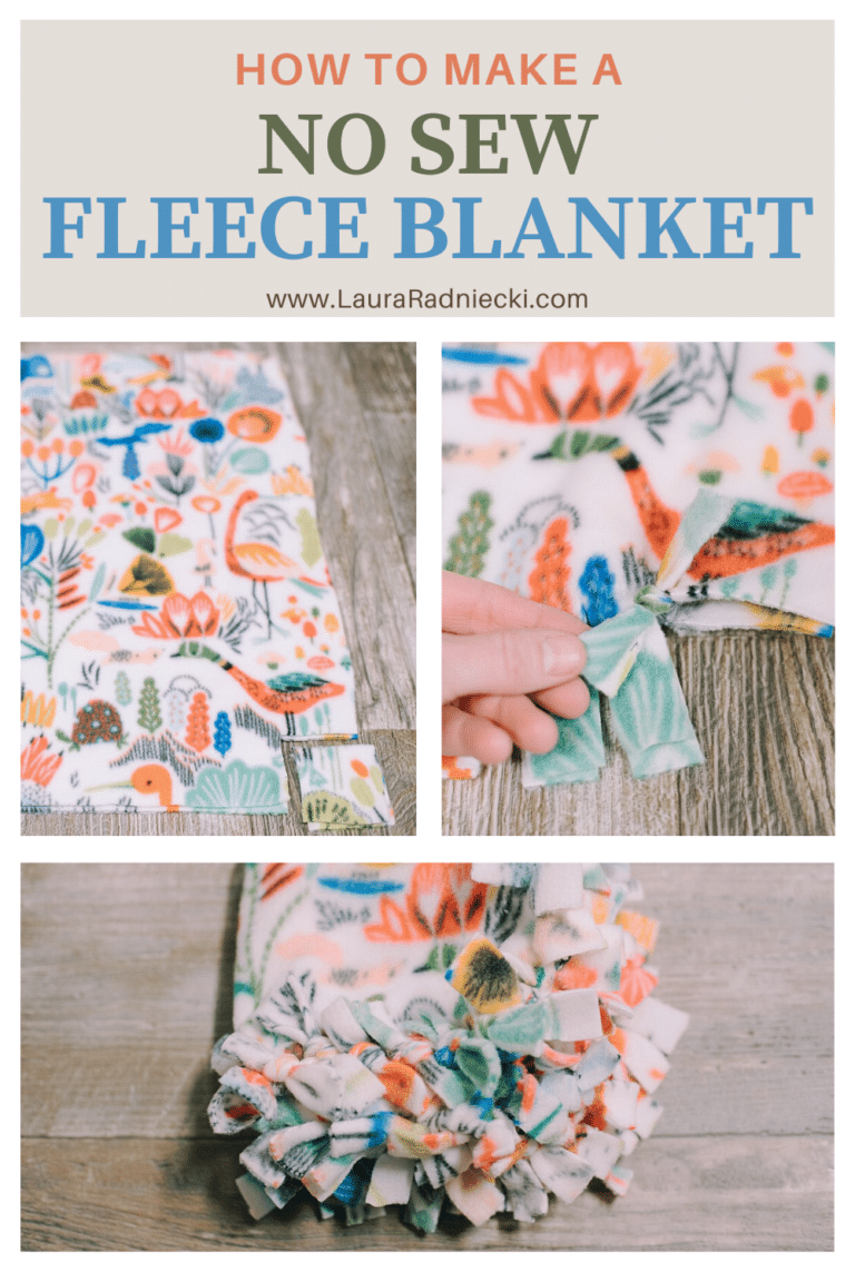 How to Make a Fleece Tie Blanket No Sew Fleece Blanket