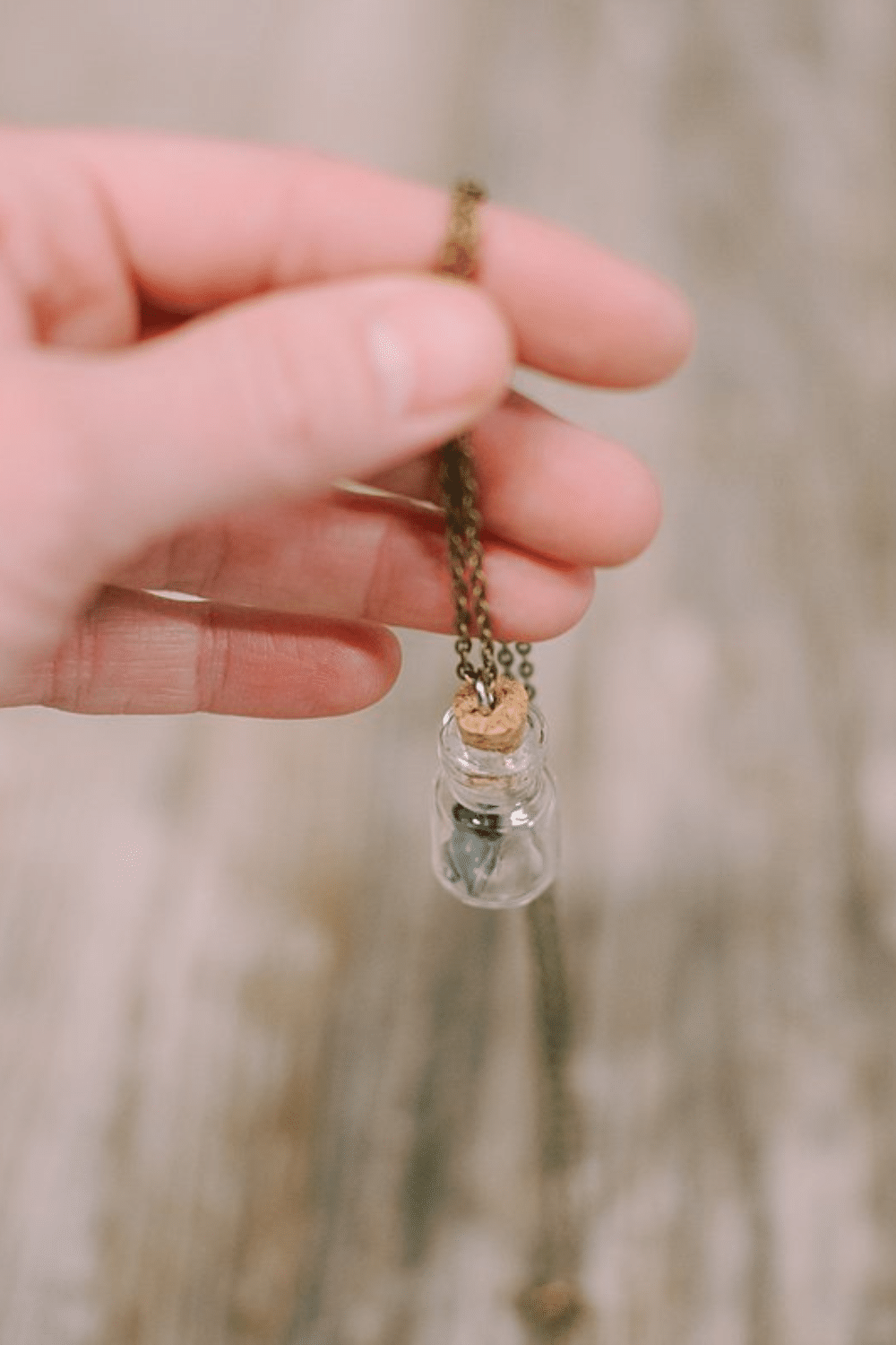 How to Make a Mini Glass Bottle Necklace