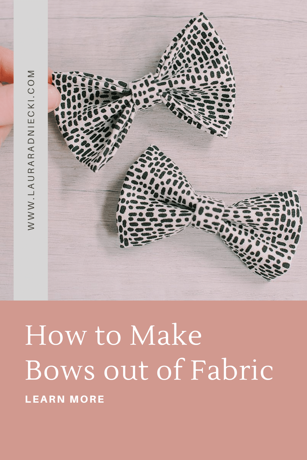 How to Make a Bow out of Fabric - Two Types of Bows