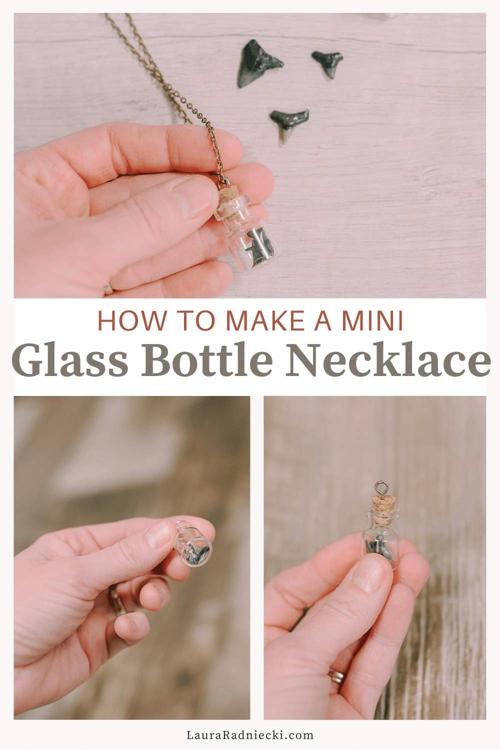 How to Make a Mini Glass Bottle Necklace