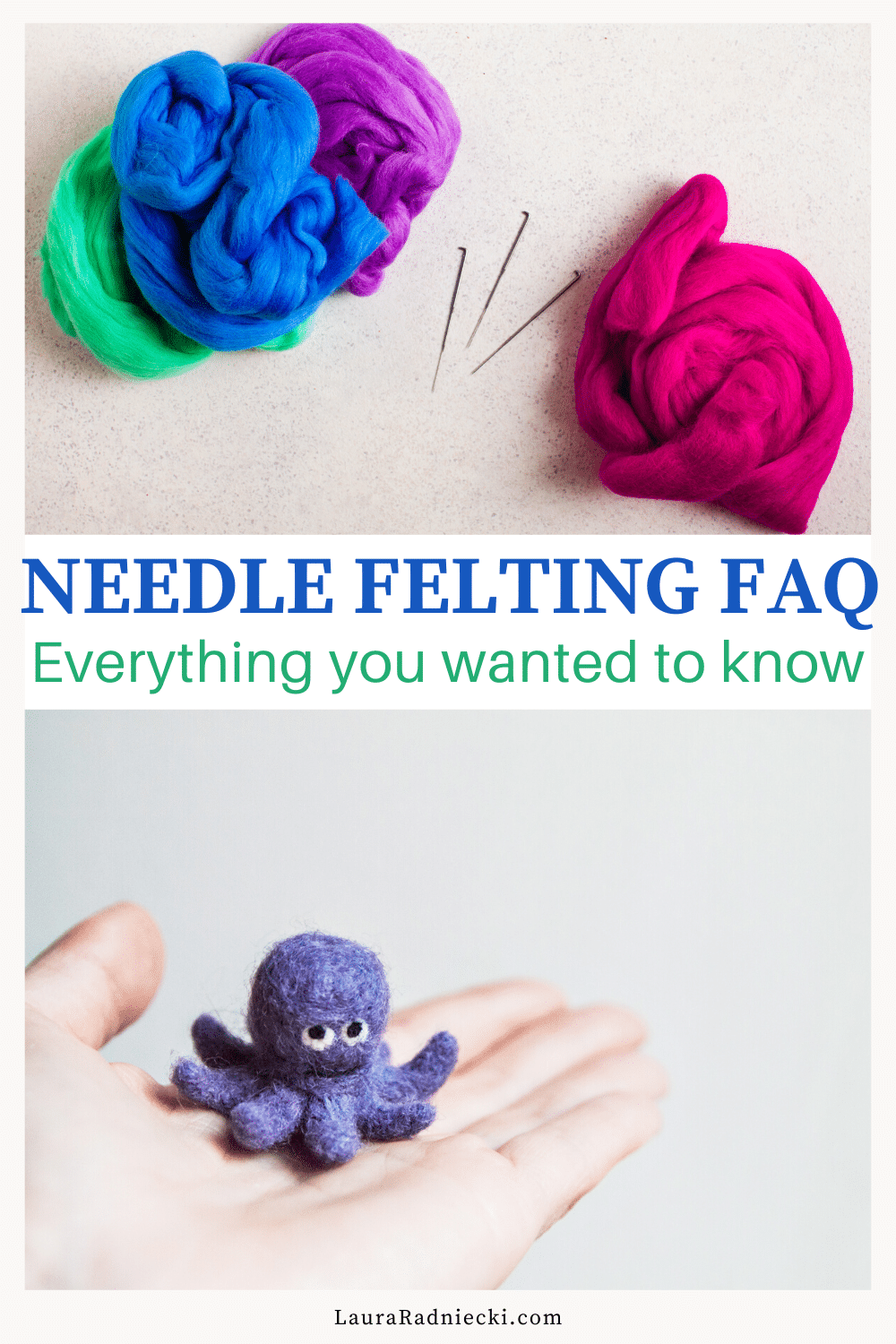 Needle Felting FAQ - What is Needle Felting, What Supplies Do You Need