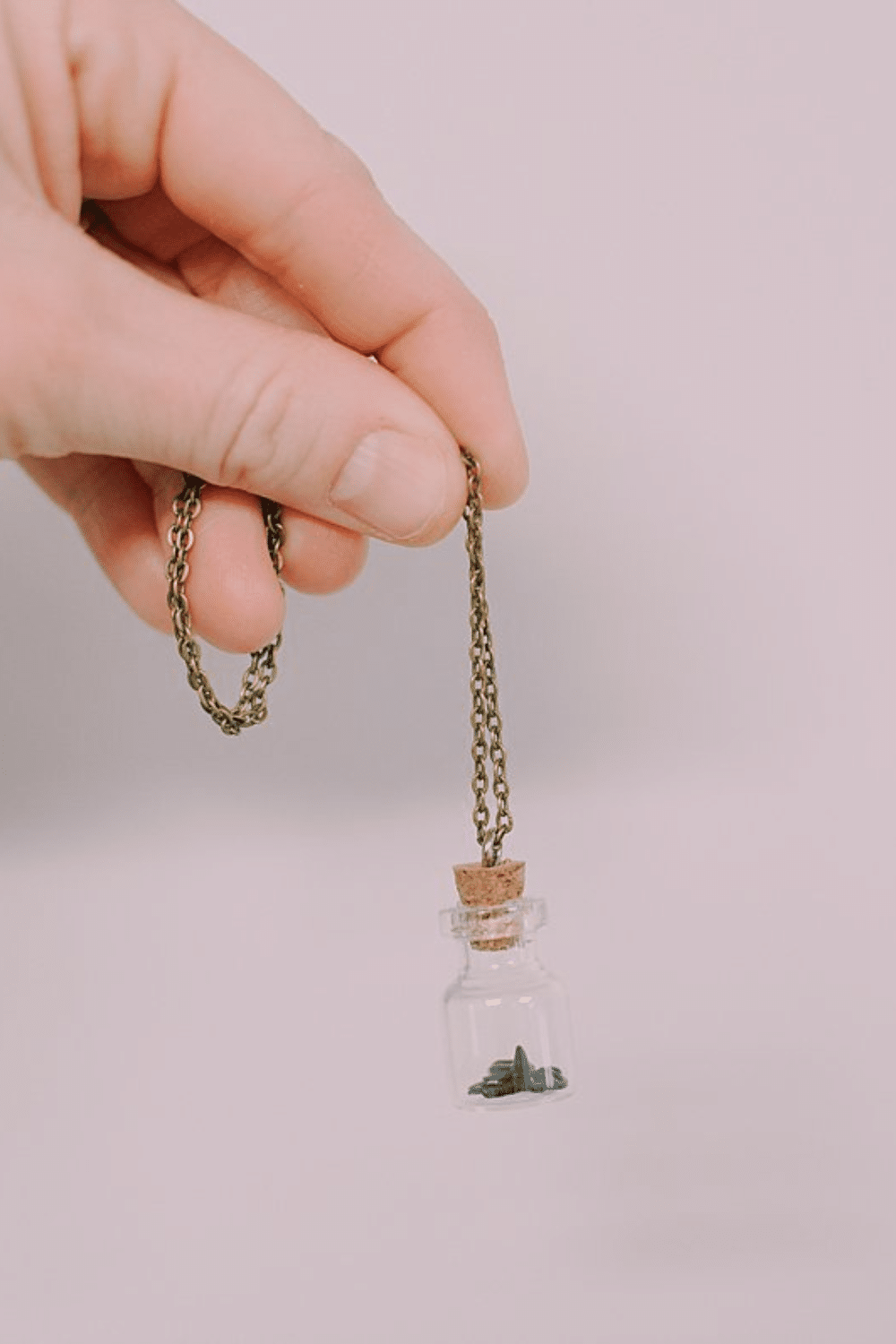 How to Make a Mini Glass Bottle Necklace