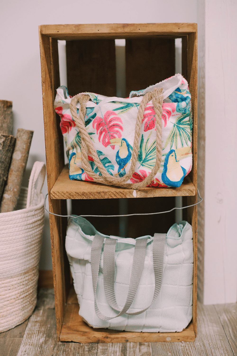 How to Make a Flat Bottom Tote Bag Out of Hand Towels