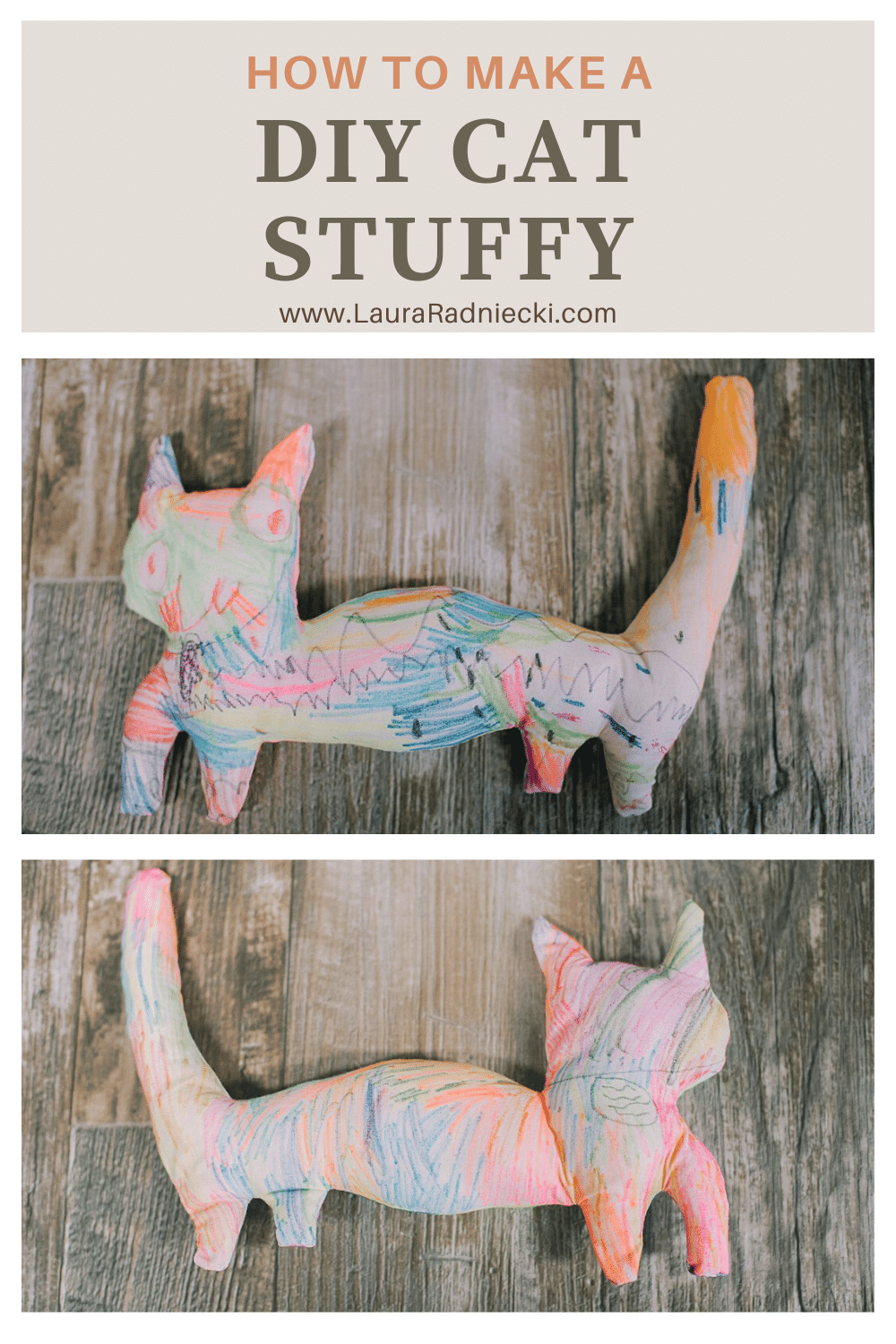 How to Make a DIY Cat Stuffed Animal for Kids | Kids Craft Idea