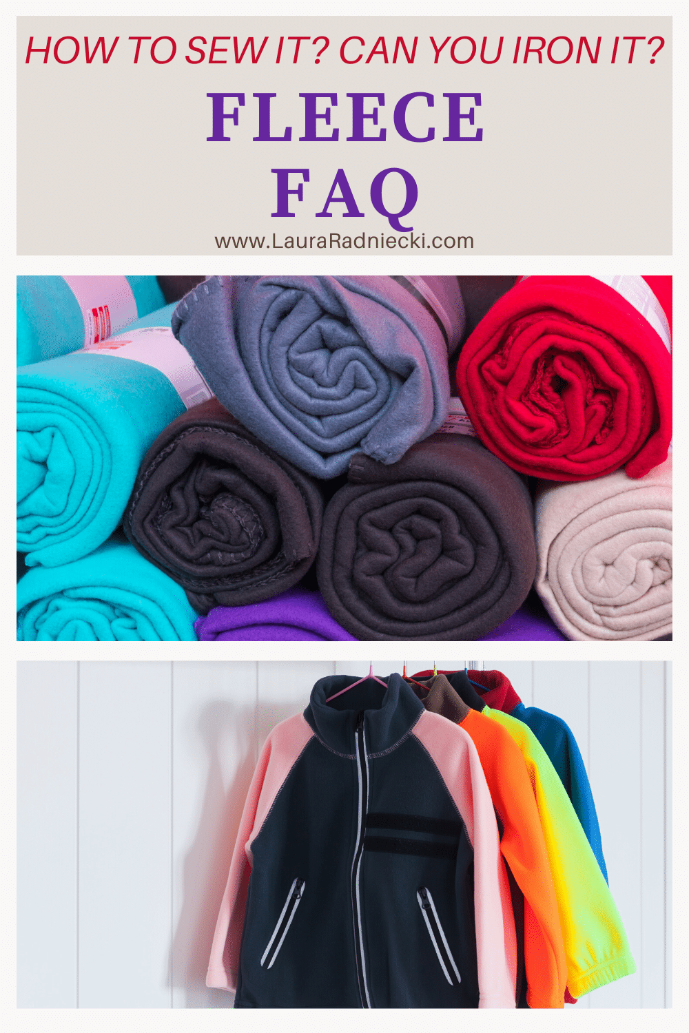 Fleece FAQ - everything you wanted to know about fleece, fleece vs flannel, can you iron fleece, and more