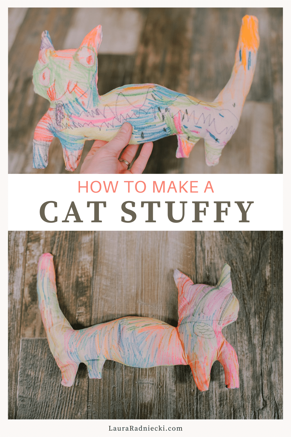 How to Make DIY Cat Stuffed Animal | Kids Craft