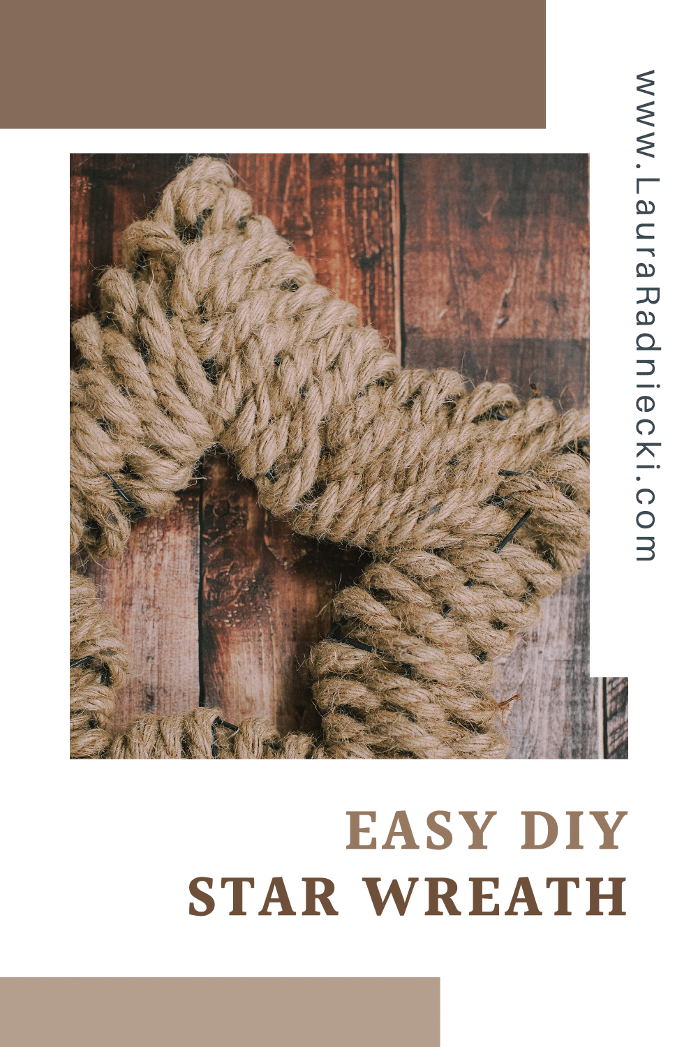 How to Make a Star Wreath | DIY Jute Star Wreath