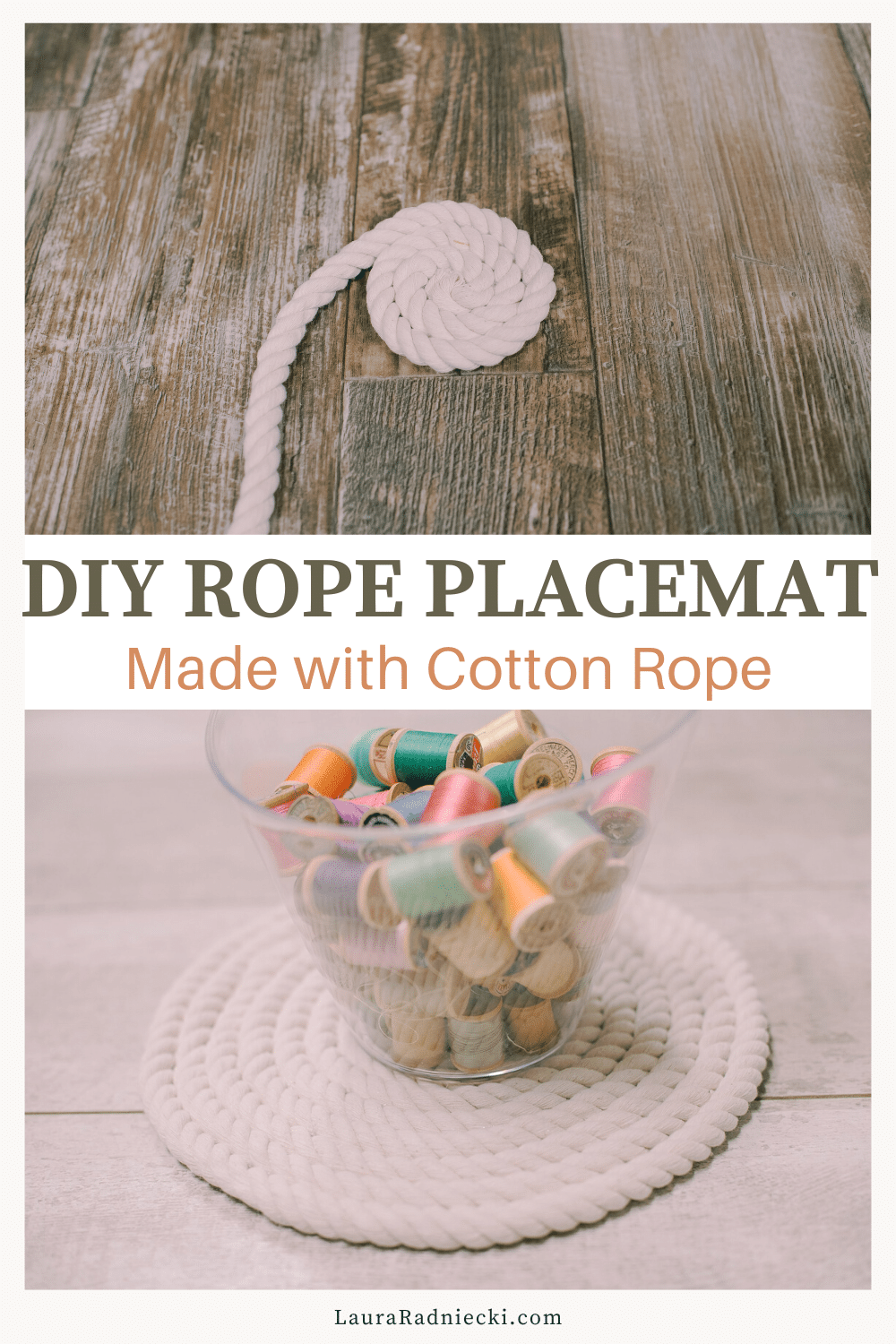 How to Make a Rope Placemat