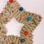 How to Make a 4th of July Star Wreath out of Jute Rope