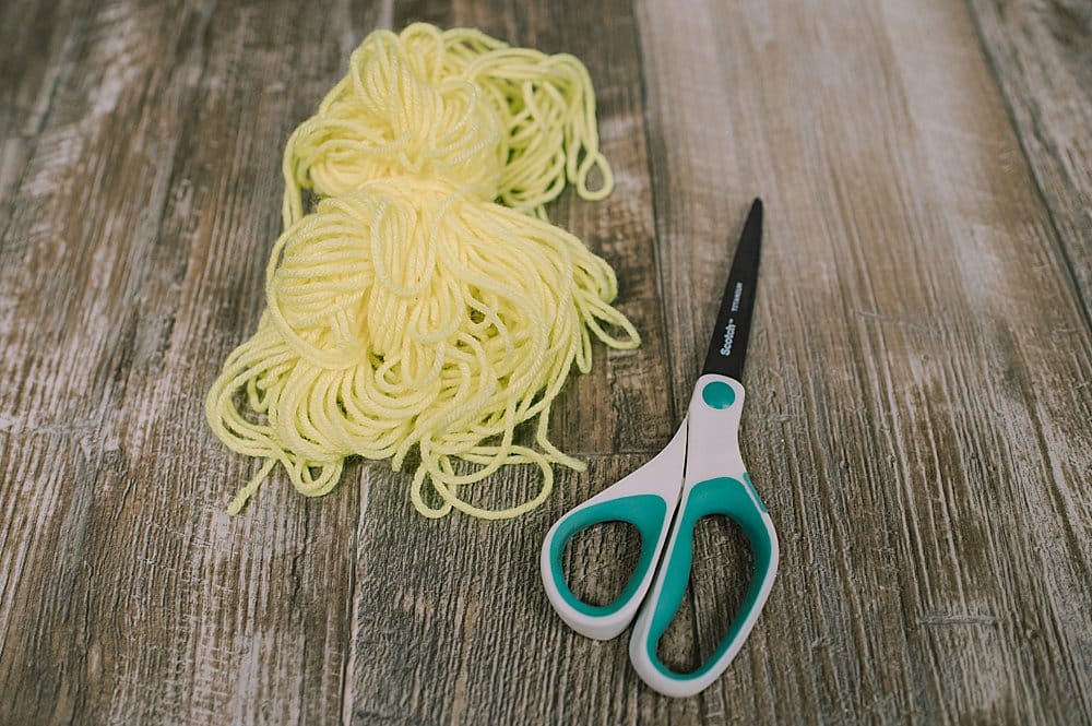 supplies for yarn tassels