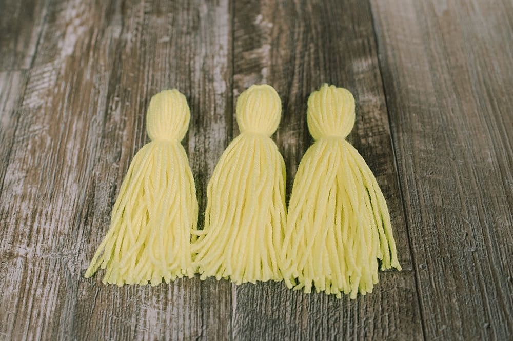 yarn tassels