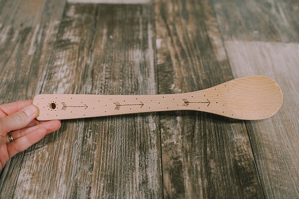 how to make a DIY woodburned wooden spoon