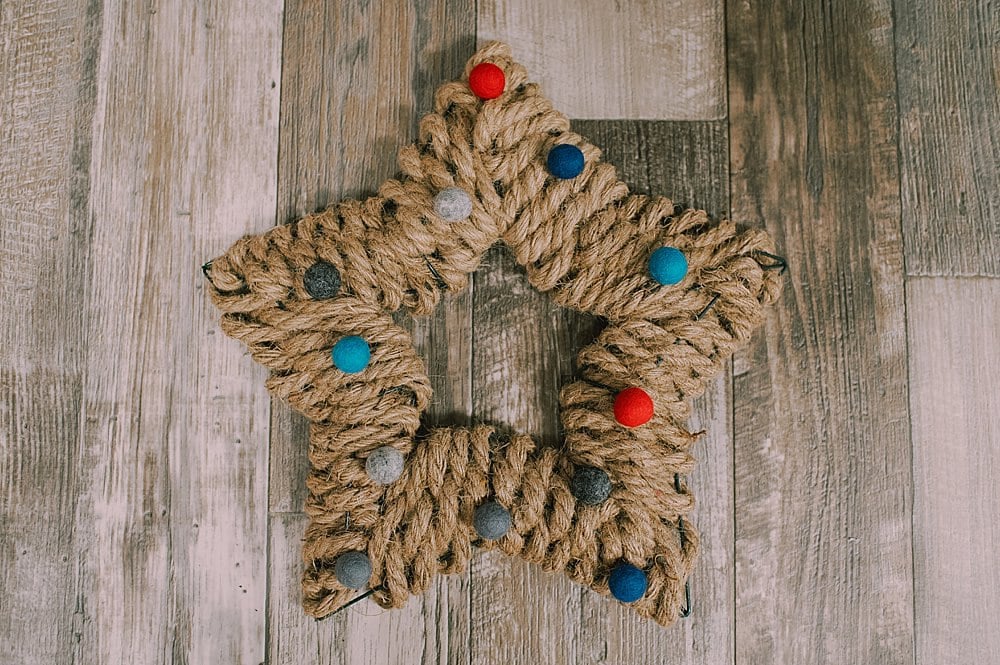 How to Make a Star Wreath for the Fourth of July