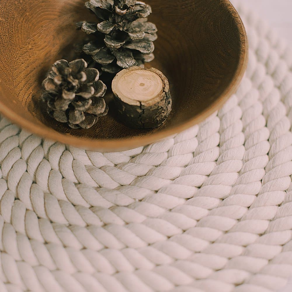 How to Make a DIY Rope Placemat DIY Rope Charger or Trivet