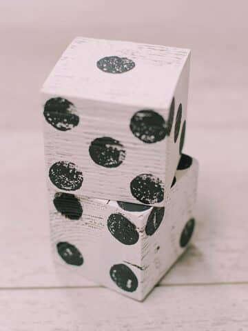 How to Make Jumbo Wooden Dice