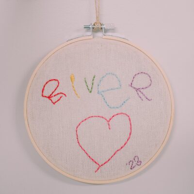 DIY Kids’ Handwriting Embroidery