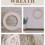 How to make a rope wreath.