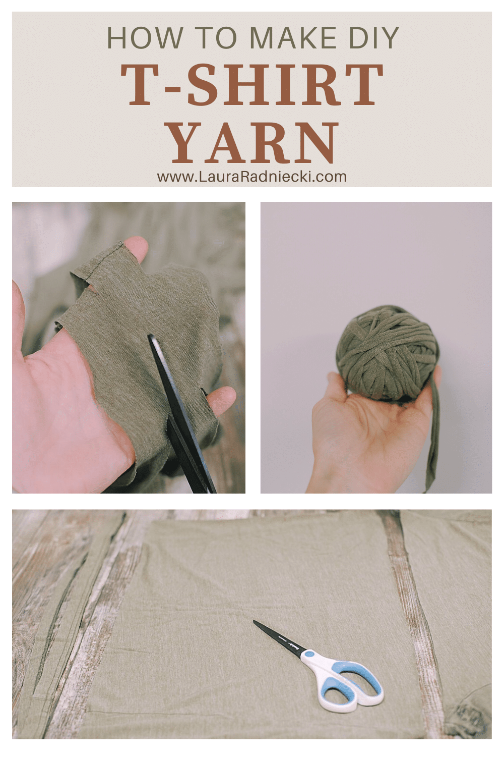 How to Make T-Shirt Yarn