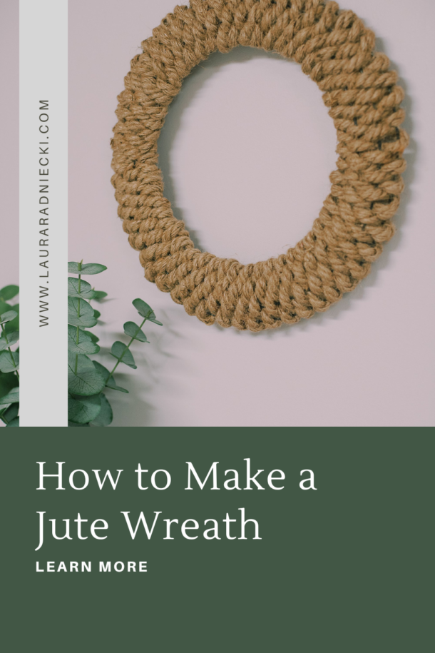 How to Make a DIY Jute Wreath