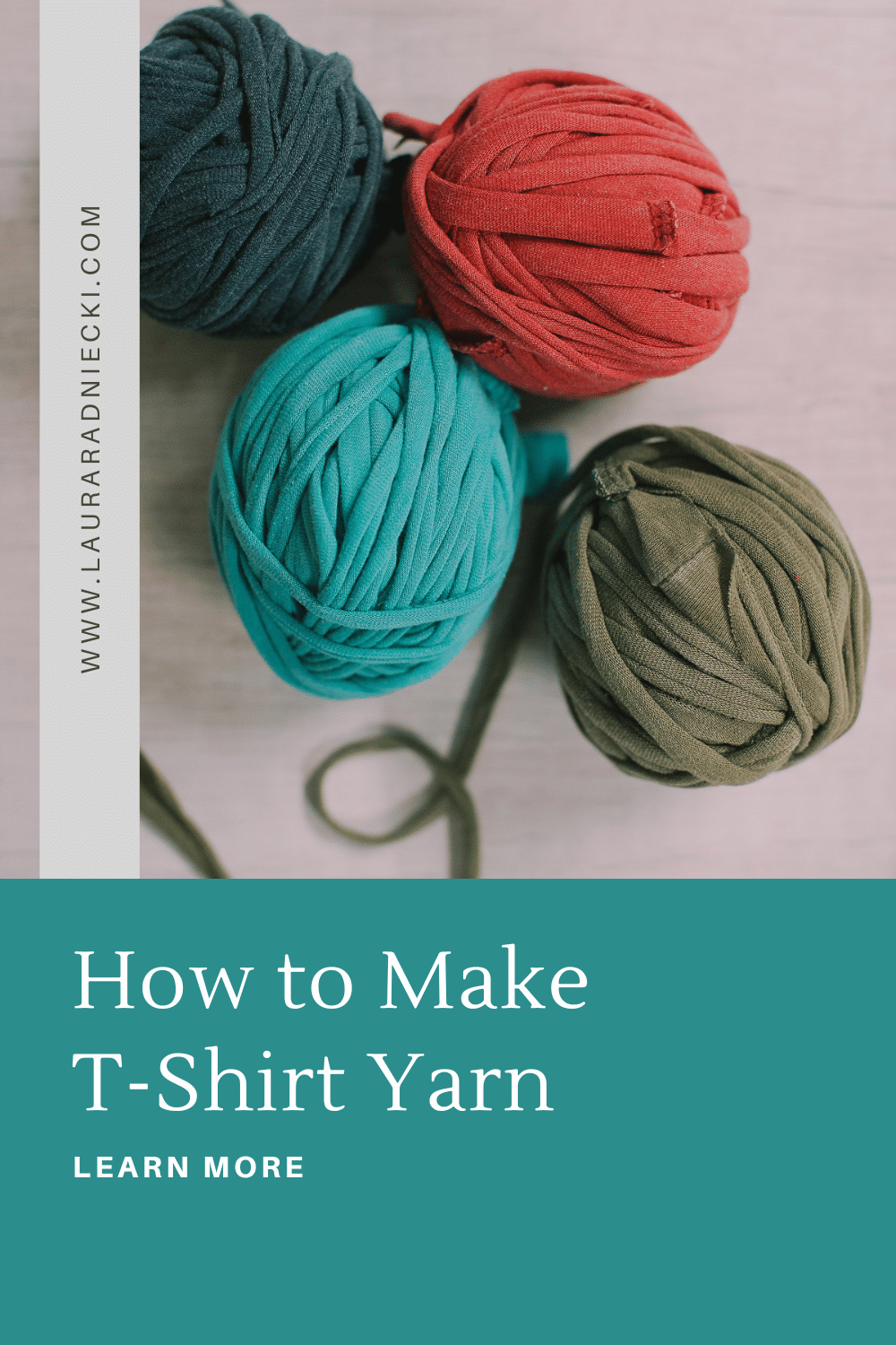 How to make DIY T-shirt yarn out of old worn-out shirts. Recycled t-shirts are upcycled into T-Shirt Yarn to use for new craft projects.