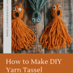 How to make diy yarn tassel ghosts