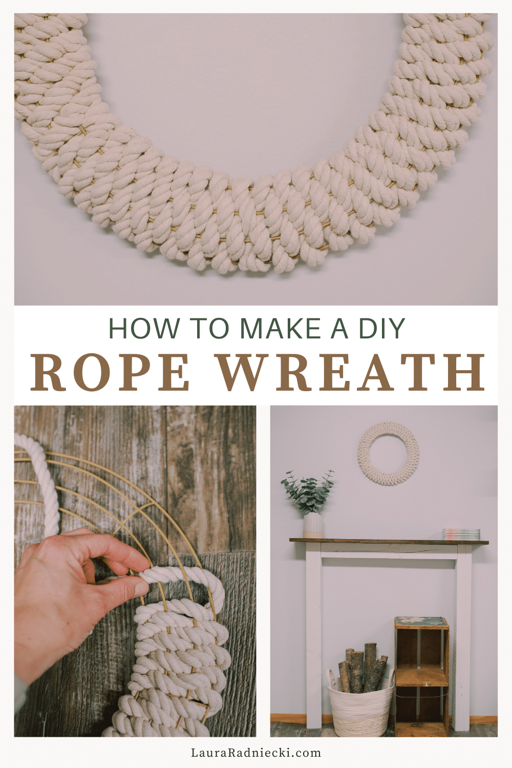 How to Make a Rope Wreath