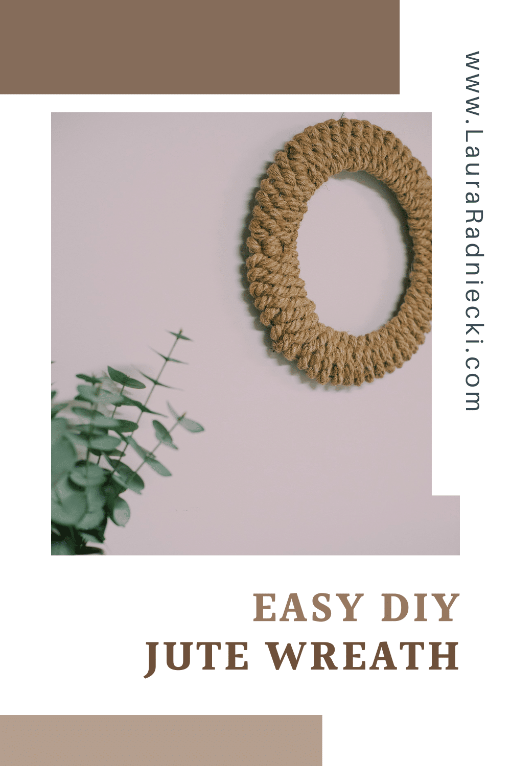 How to Make a Jute Wreath