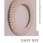 How to make a rope wreath.