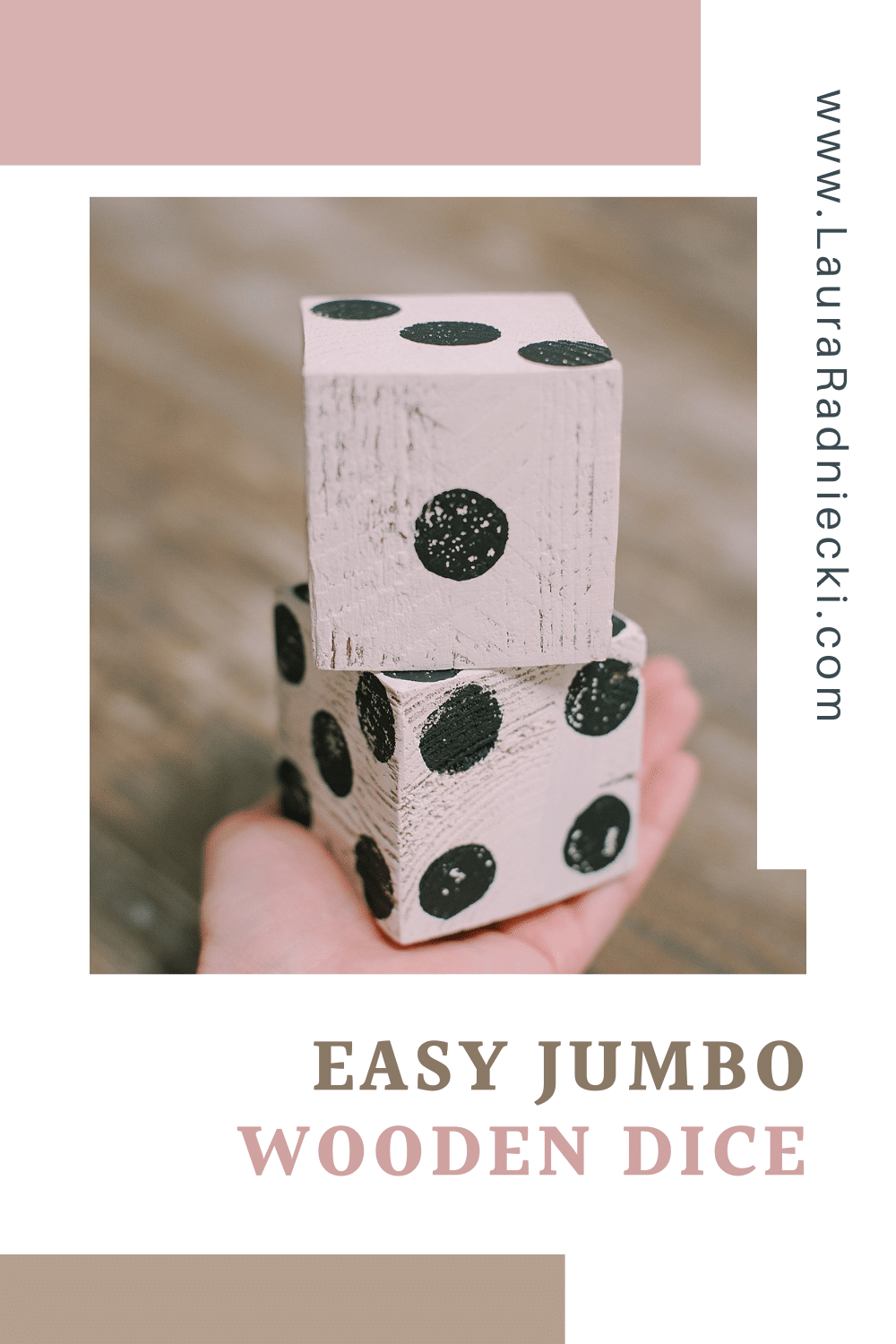 How to Make Jumbo Wooden Dice