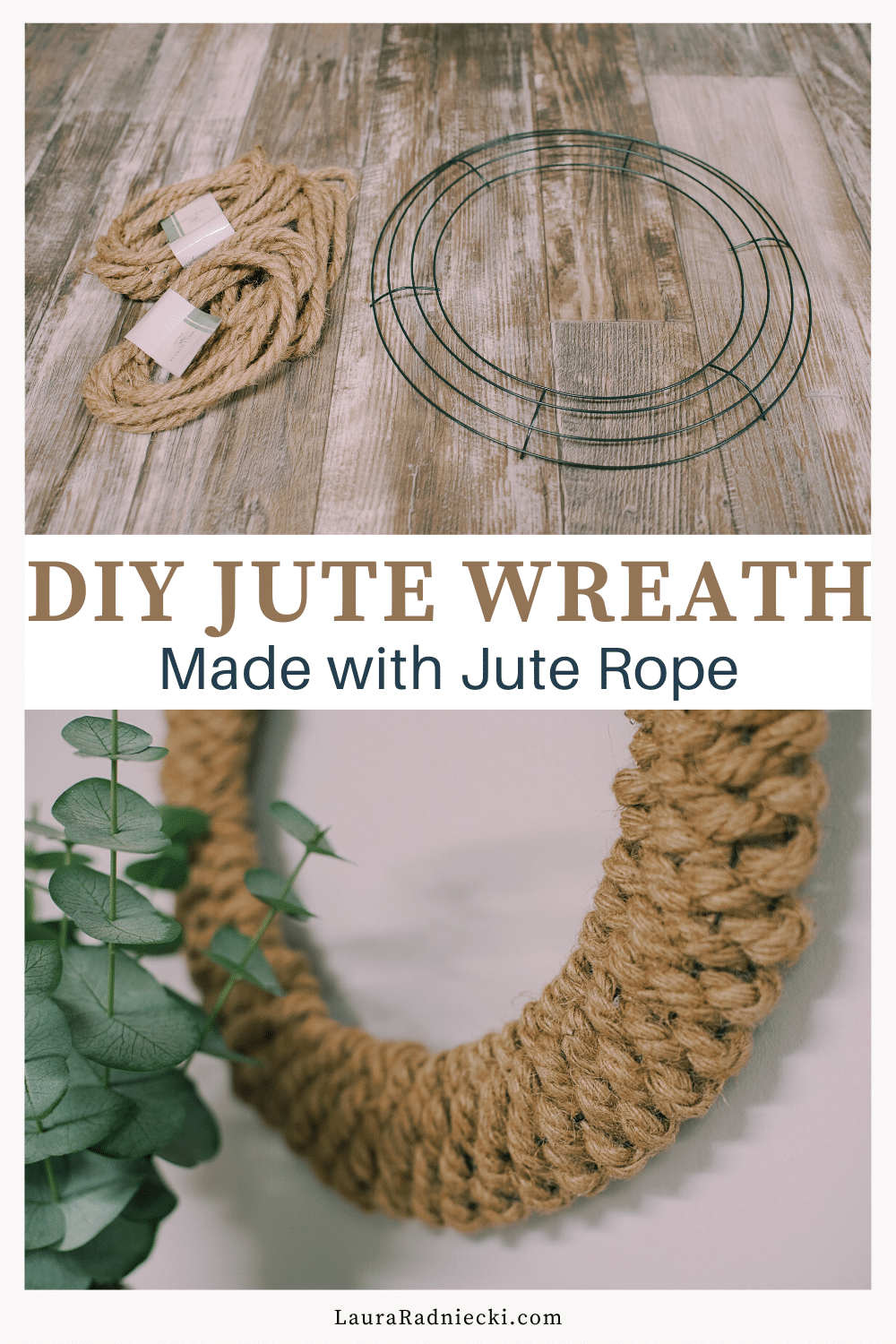 How to Make a Jute Wreath