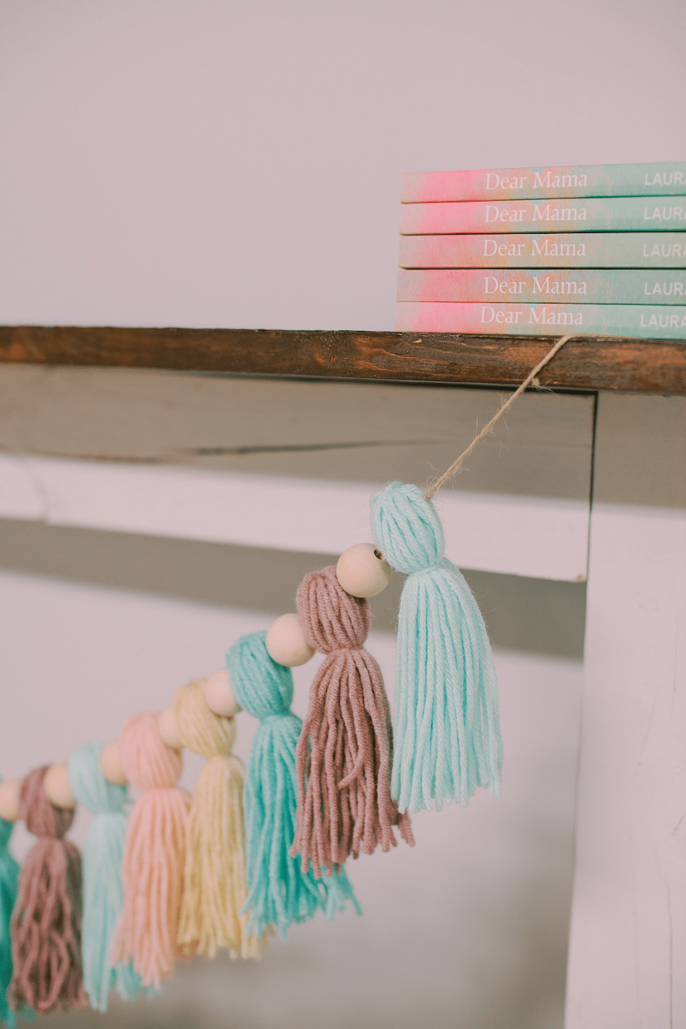 How to Make a Pastel Yarn Tassel Garland