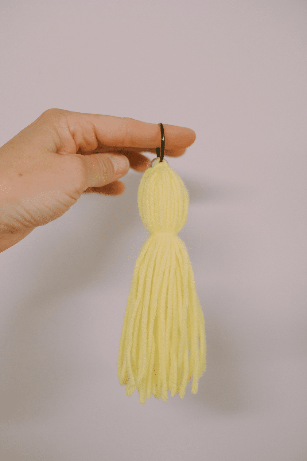 How to Make Yarn Tassel Keychains for Back-to-School