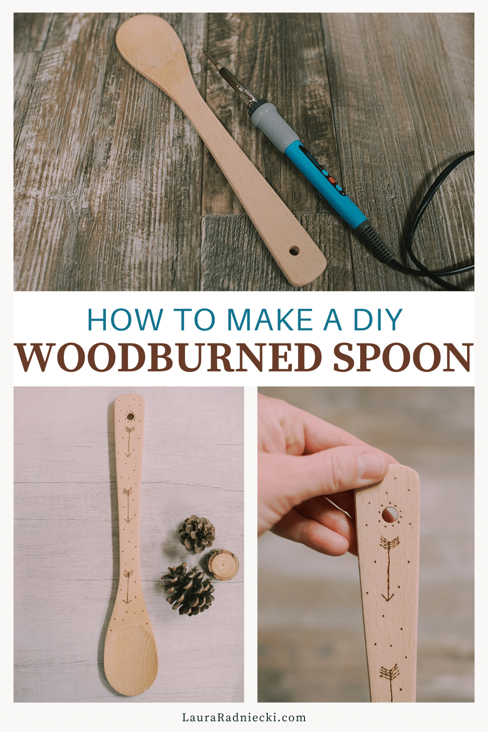 DIY Woodburned Wooden Spoon