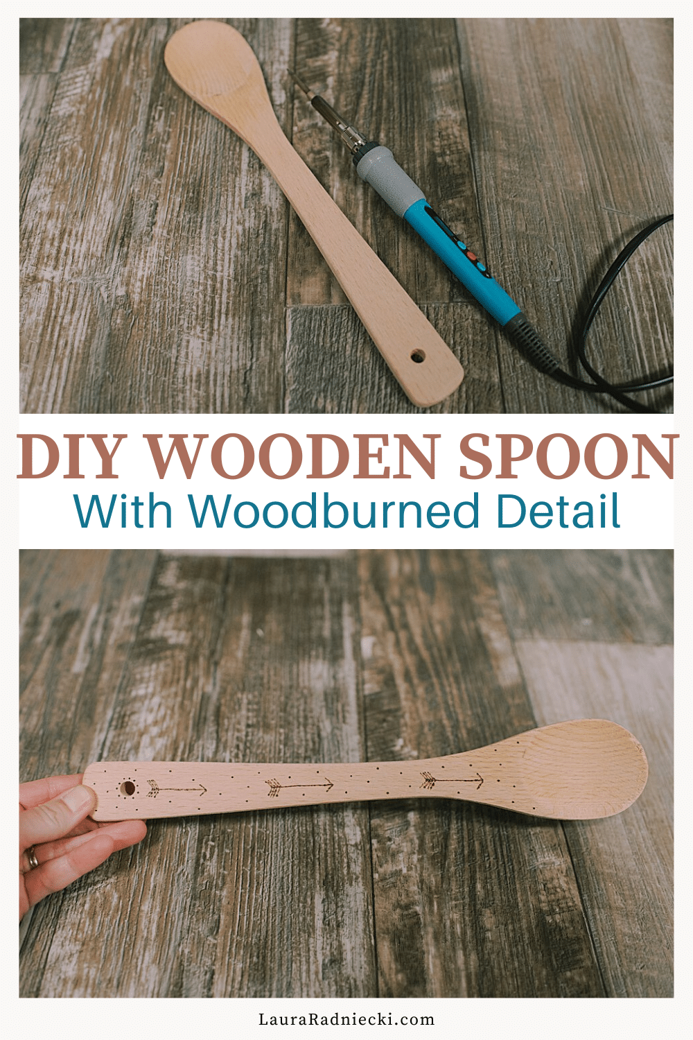 DIY Woodburned Wooden Spoon