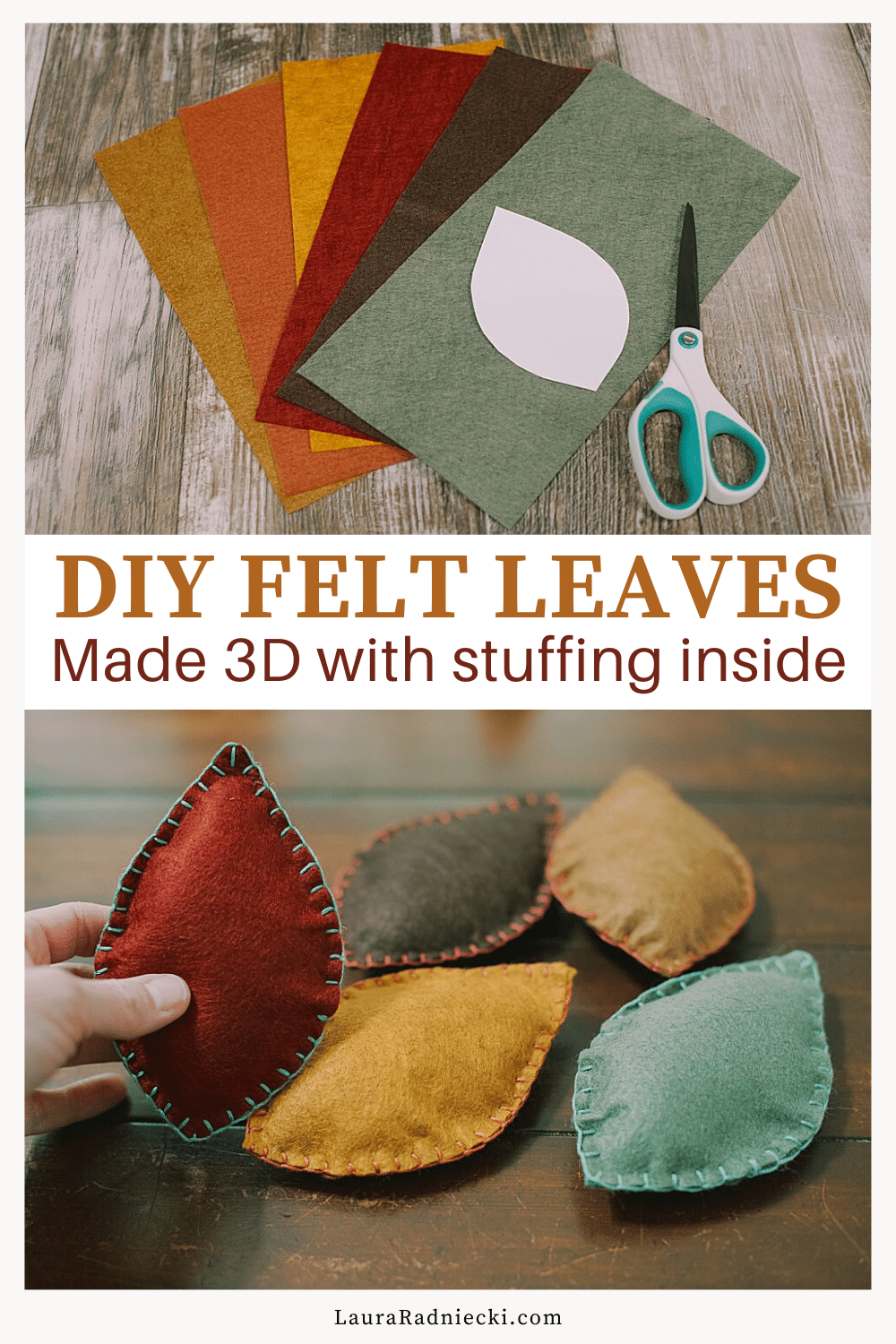 How to Make Felt Leaves