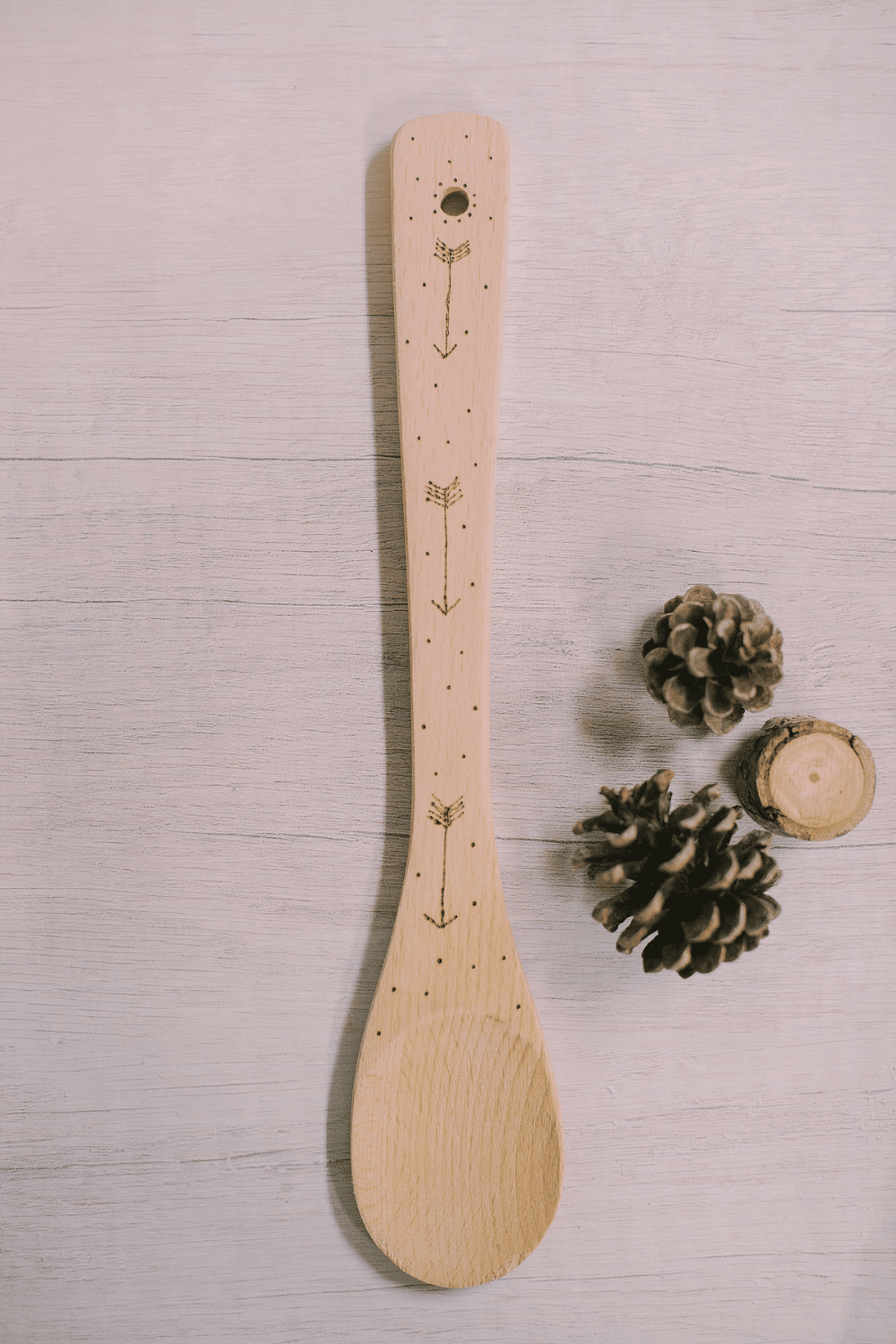 DIY Woodburned Wooden Spoon