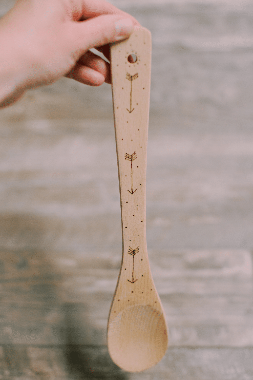 DIY Woodburned Wooden Spoon