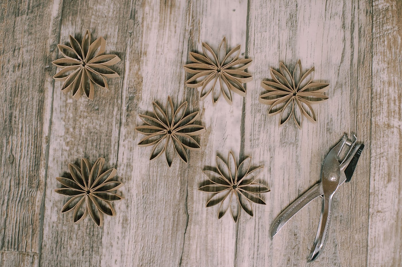 How to Make a Toilet Paper Tube Flower Garland.