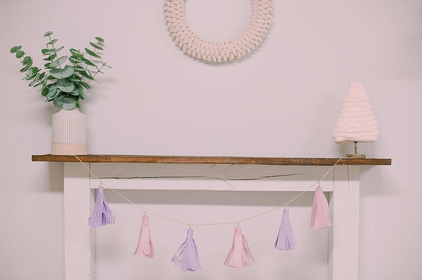 How to Make a Tissue Paper Tassel Garland.